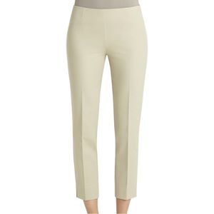 NWOT Lafayette 148 New York | tan cropped bleecker pants